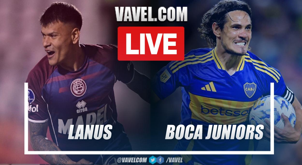 Lanus vs Boca Juniors LIVE Score Updates in Argentine League (0-0)