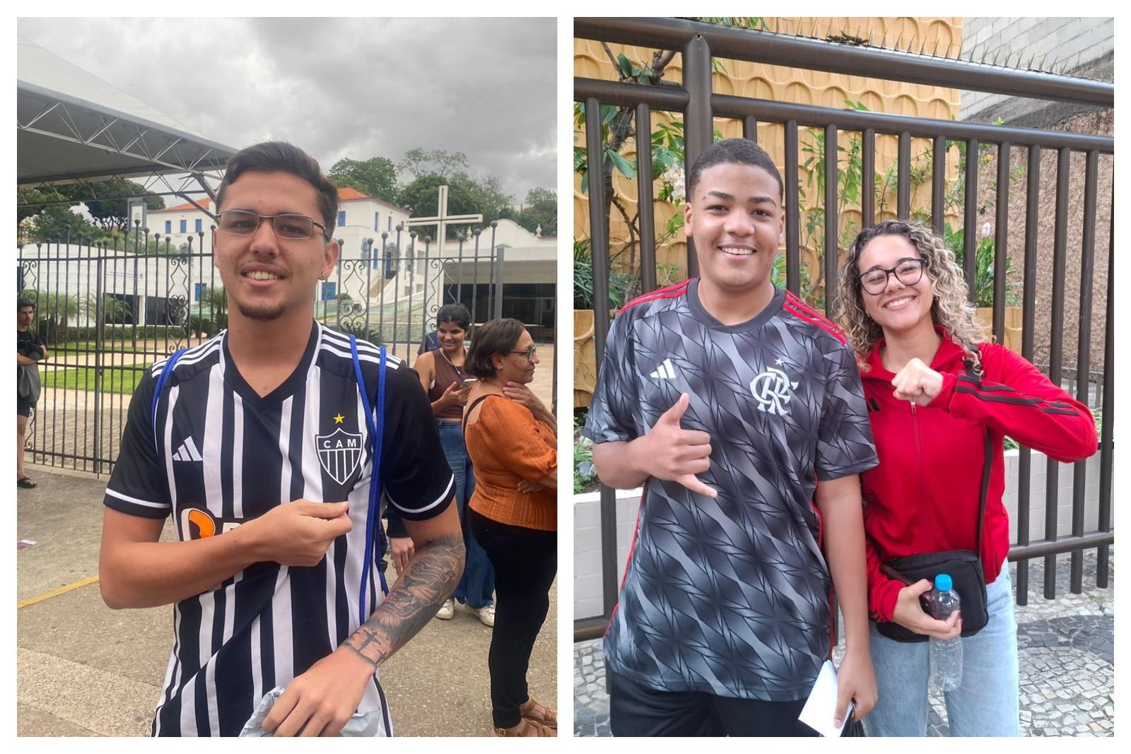 Estudantes saem da prova do Enem para assistir à final da Copa do Brasil