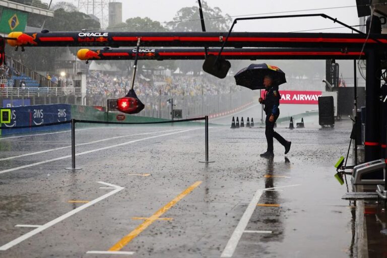 Adiado treino classificatório do GP de São Paulo de F1 2024 devido a forte chuva