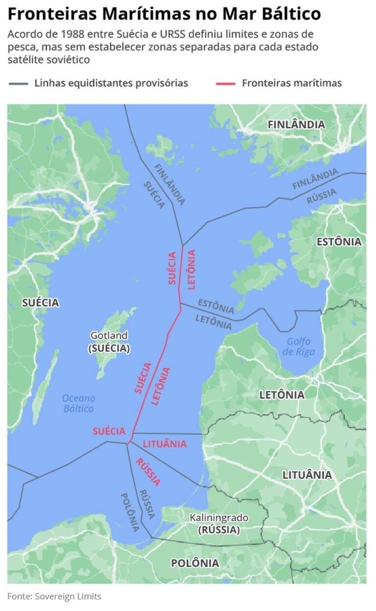 Nações europeias alertam sobre sabotagem russa após danos em cabos submarinos no Mar Báltico