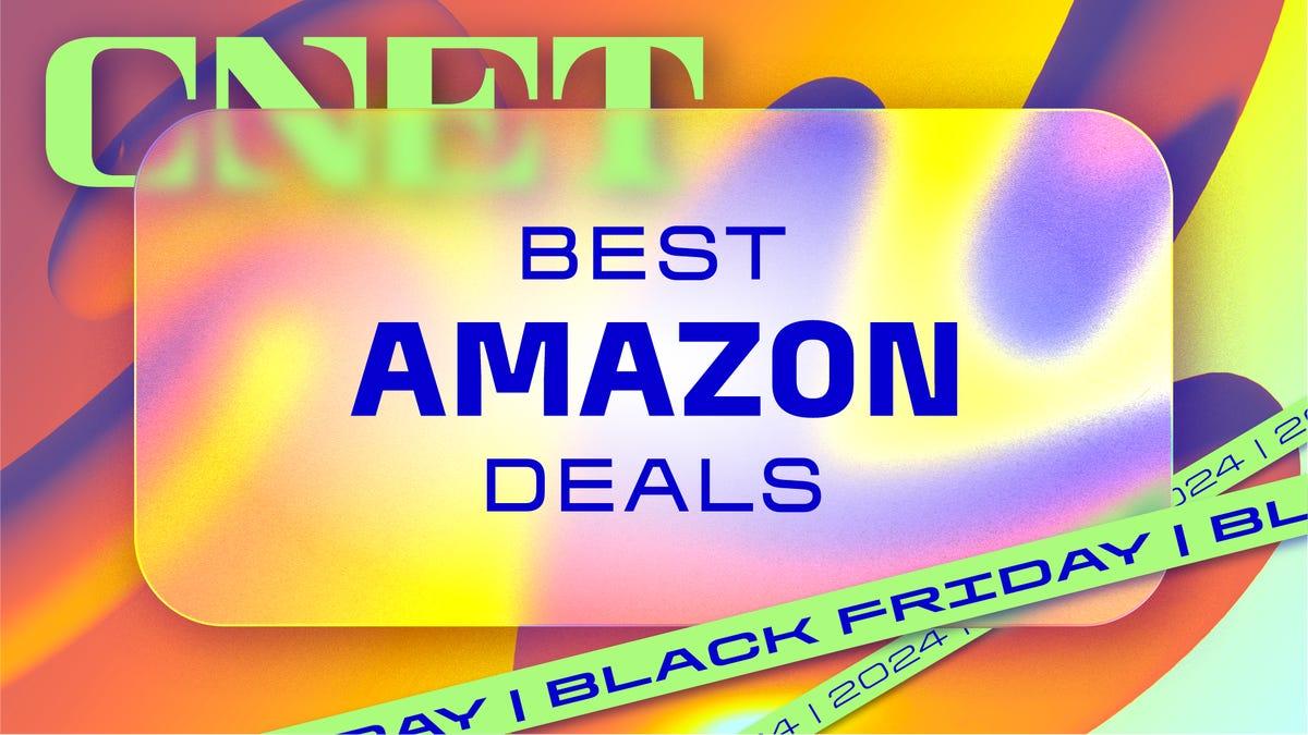 Logo da CNET com o texto 'Black Friday Best Amazon Deals'