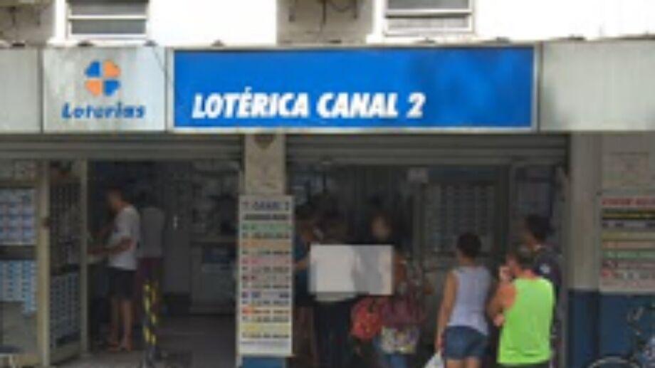 Lotérica Canal 2 onde foi realizada a aposta