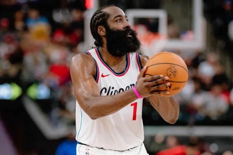 James Harden Clippers Warriors