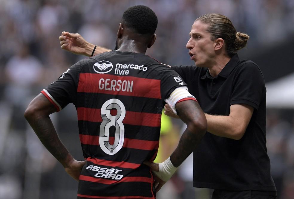 Filipe Luís Gerson Atlético-MG Flamengo Copa do Brasil