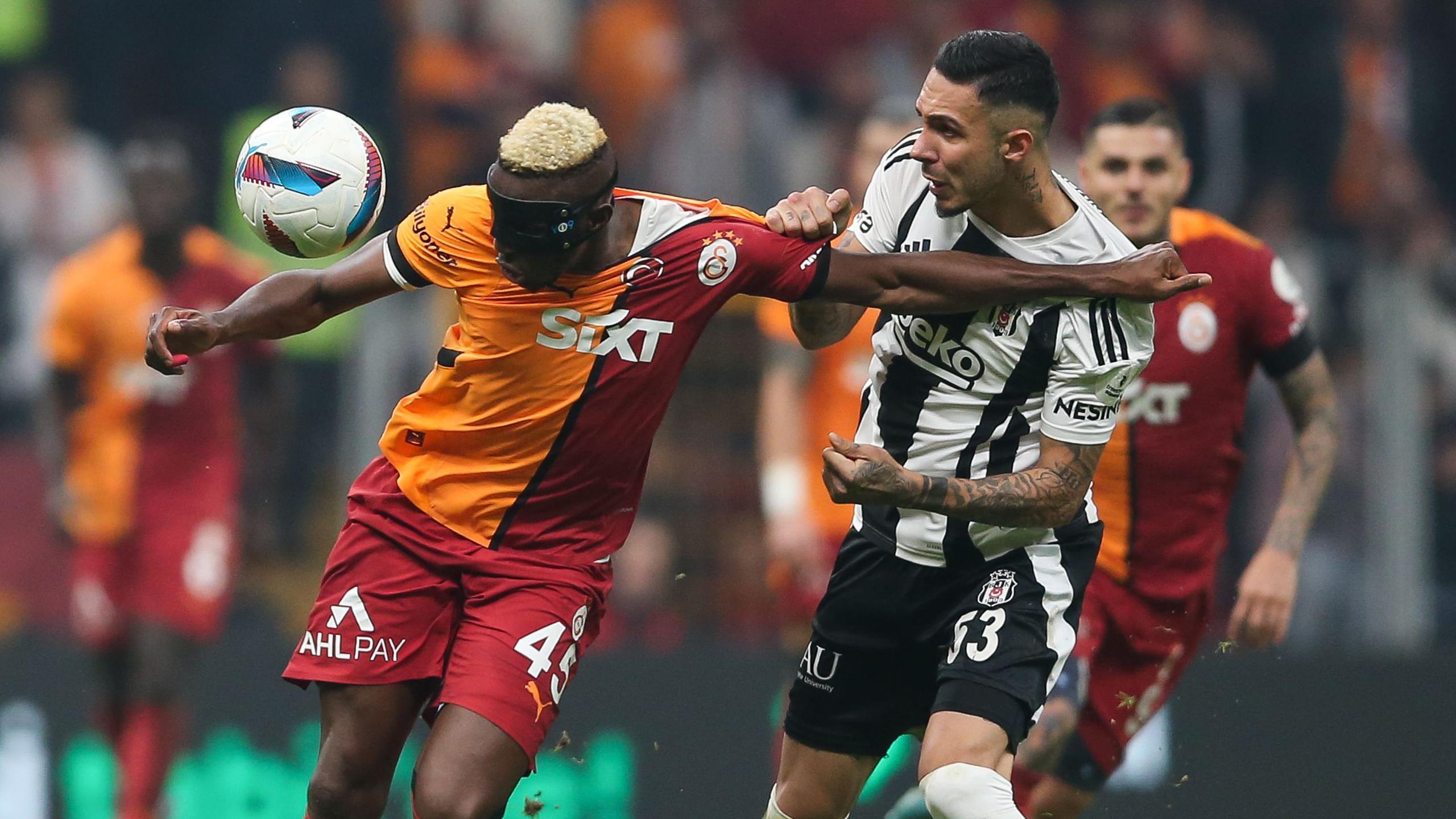 Victor Osimhen in action against Besiktas