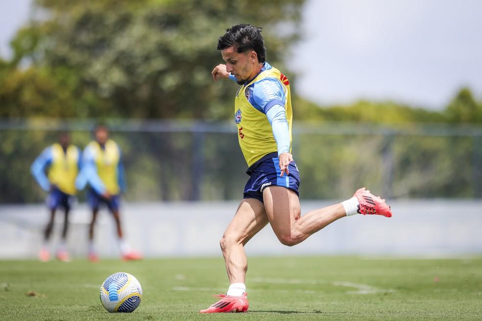 Biel em treino do Bahia