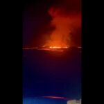 Erupção Volcânica na Península de Reykjanes Impressiona Passageiros de Aviação