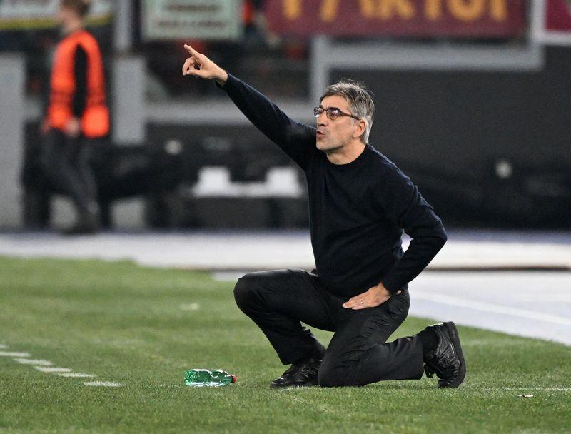 Ivan Juric em ação durante um jogo