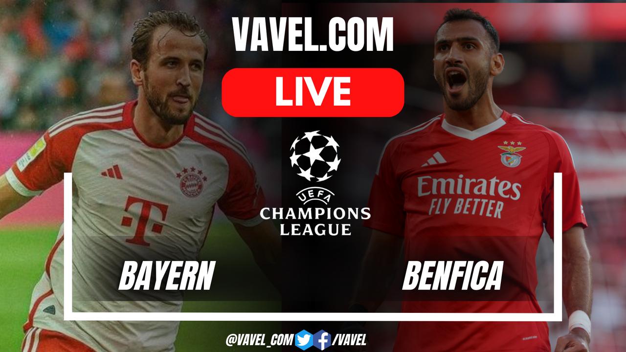 Bayern vs Benfica ao vivo atualizações do jogo