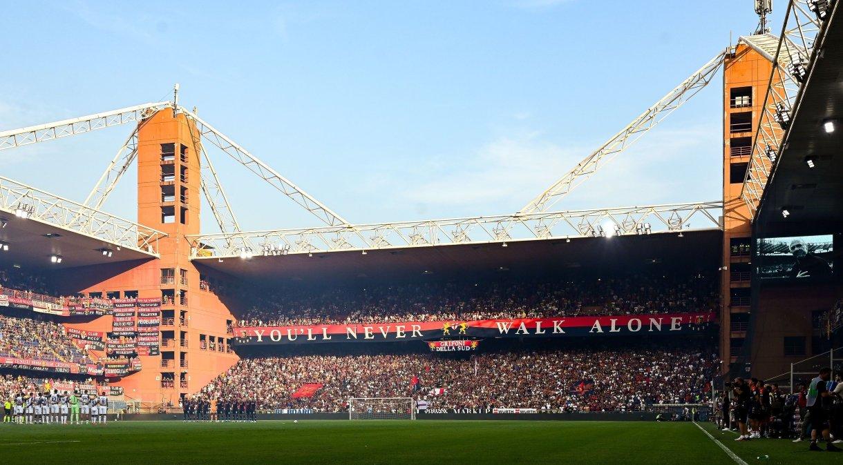 Estádio Luigi Ferraris, em Gênova, na Itália.