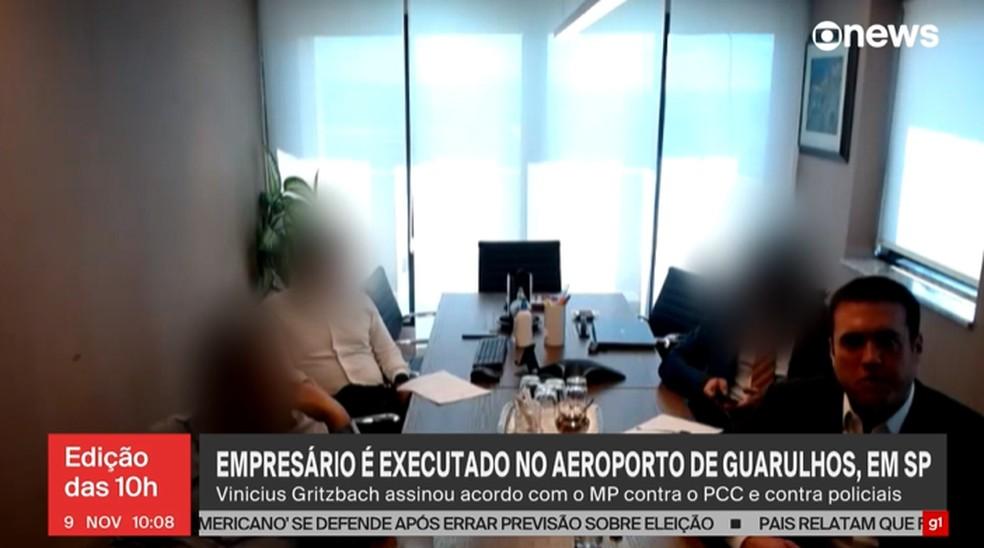 Empresário, delator do PCC, se reúne com promotores.