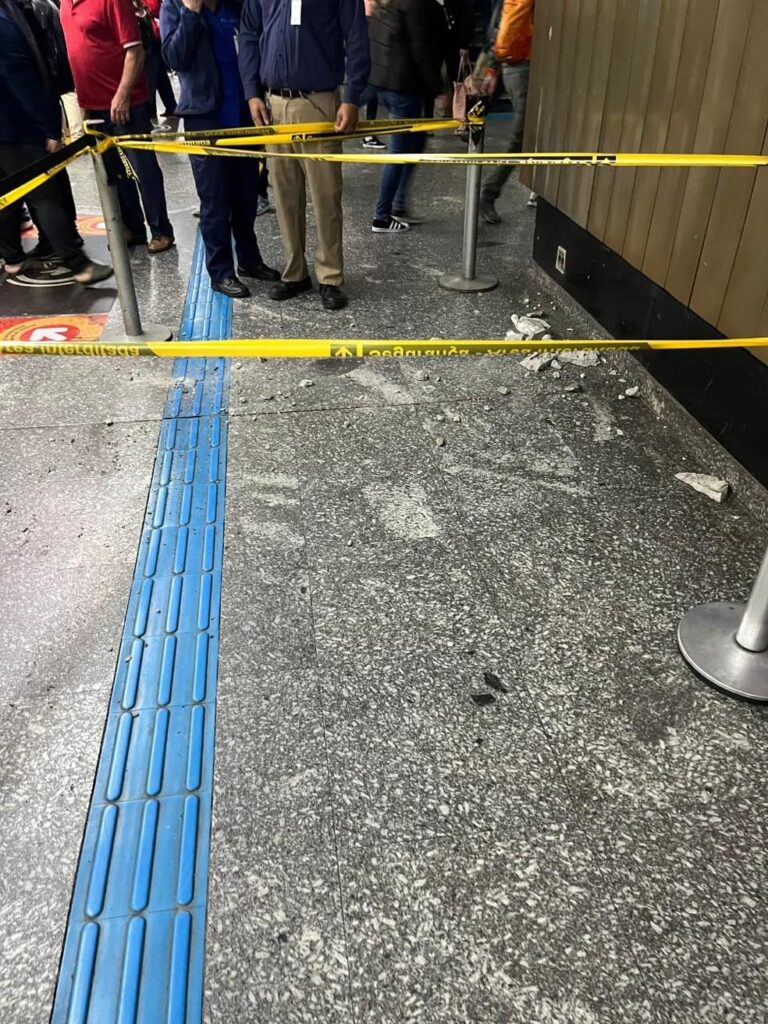 Mulher é Ferida por Concreto na Estação Jabaquara do Metrô de São Paulo