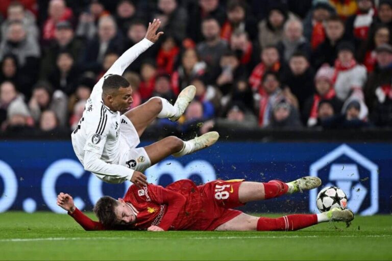 Conor Bradley brilha em vitória histórica do Liverpool sobre o Real Madrid na Champions League