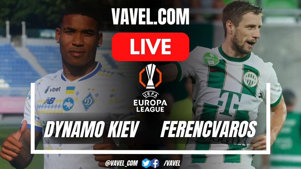 Dynamo Kiev vs Ferencvaros LIVE Score Updates (0-0)