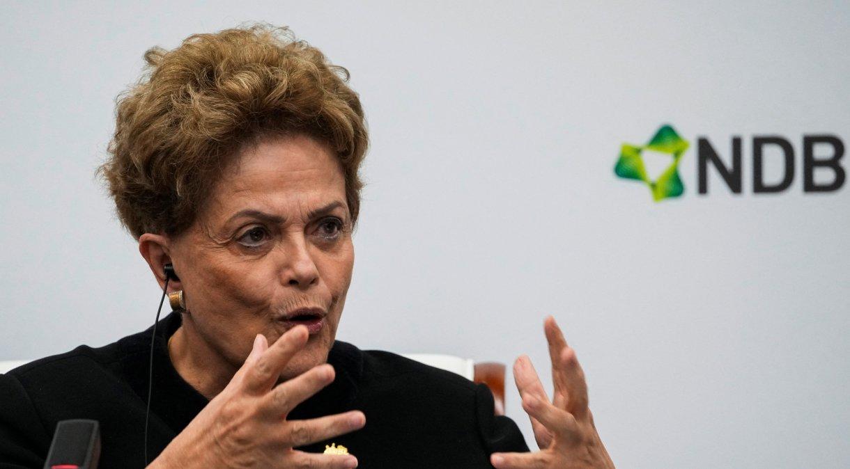 Dilma Rousseff, presidente do Banco dos Brics