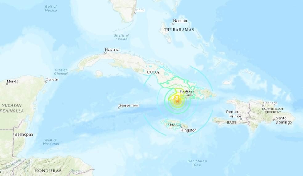 Terremoto de 6,8 de magnitude atinge a costa leste da ilha de Cuba