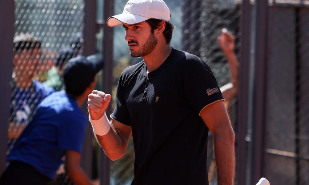 Gustavo Heide comemora ponto no Challenger de Buenos Aires