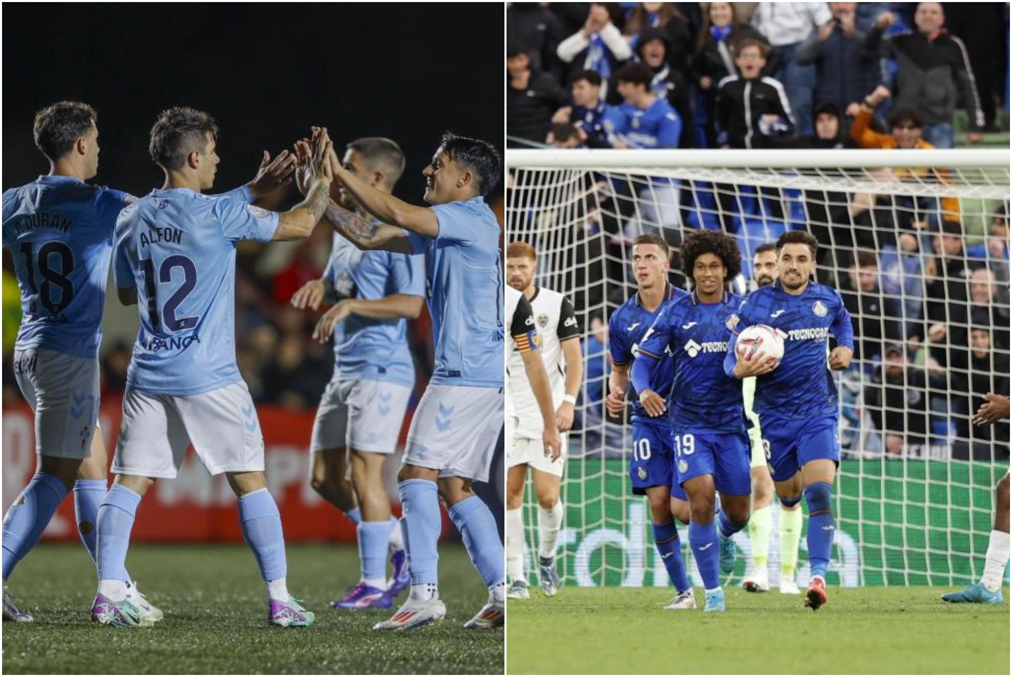 Celta de Vigo e Getafe durante uma partida