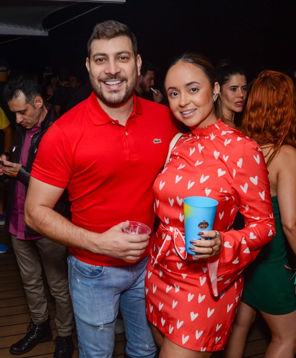 Caio Afiune e Waleria Motta