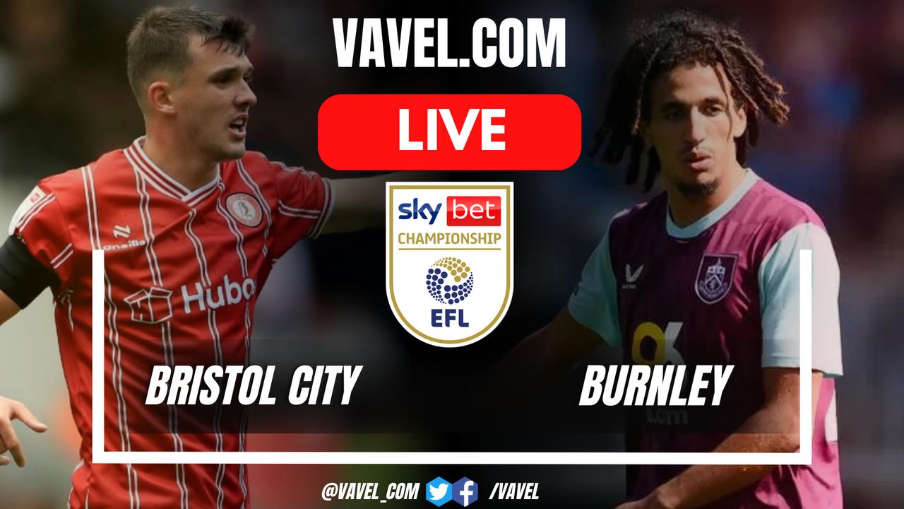 Atualizações do jogo Bristol City vs Burnley