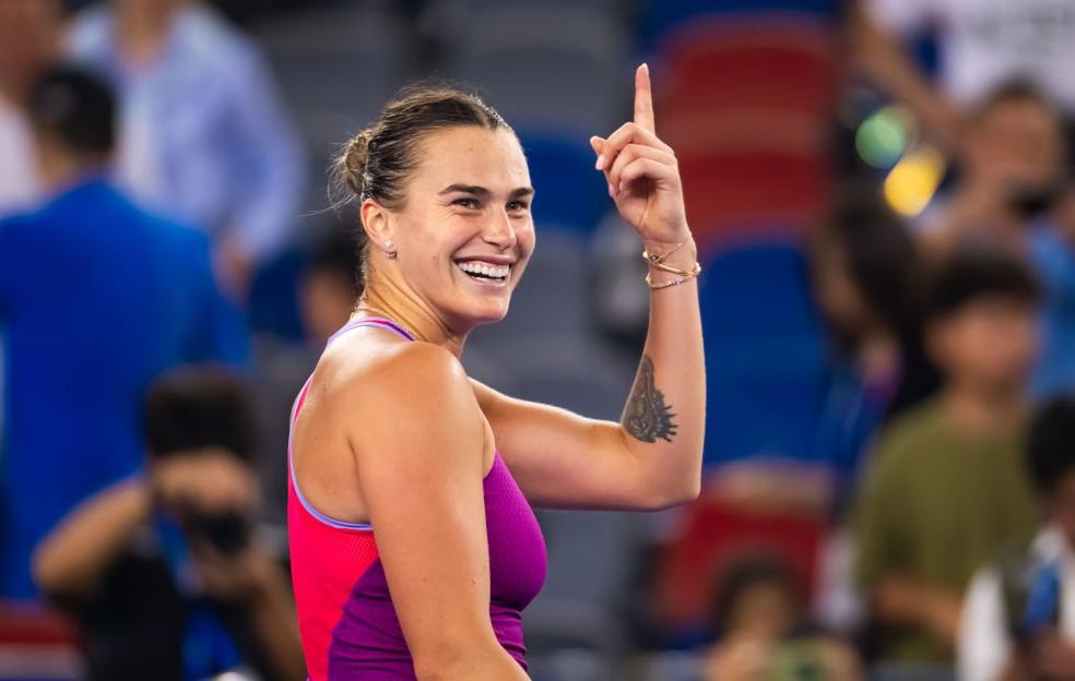 Aryna Sabalenka lidera grupo roxo no WTA Finals 2024