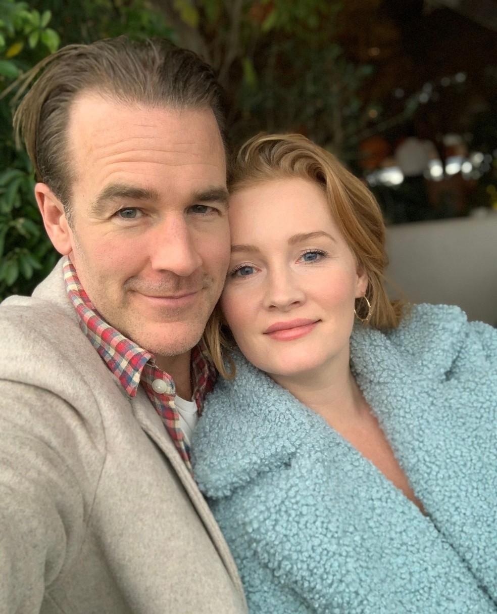 Kimberly e James Van Der Beek