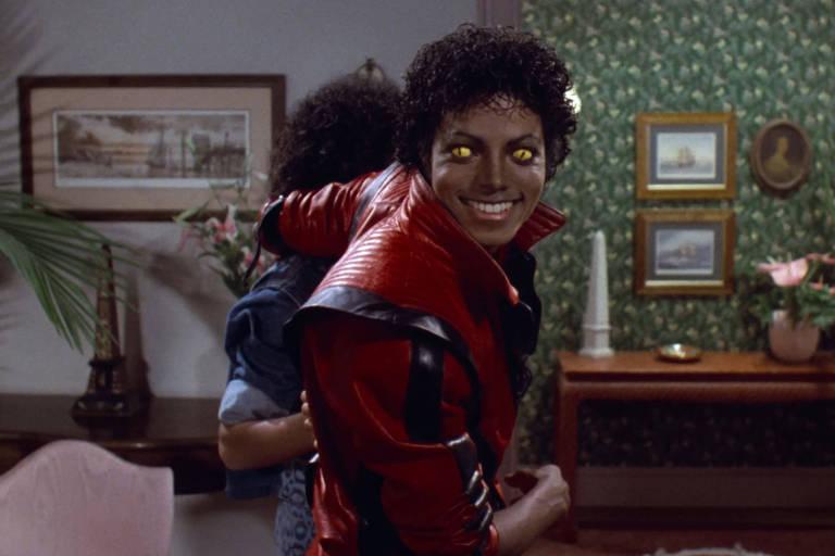 Cenas do clipe 'Thriller', de Michael Jackson