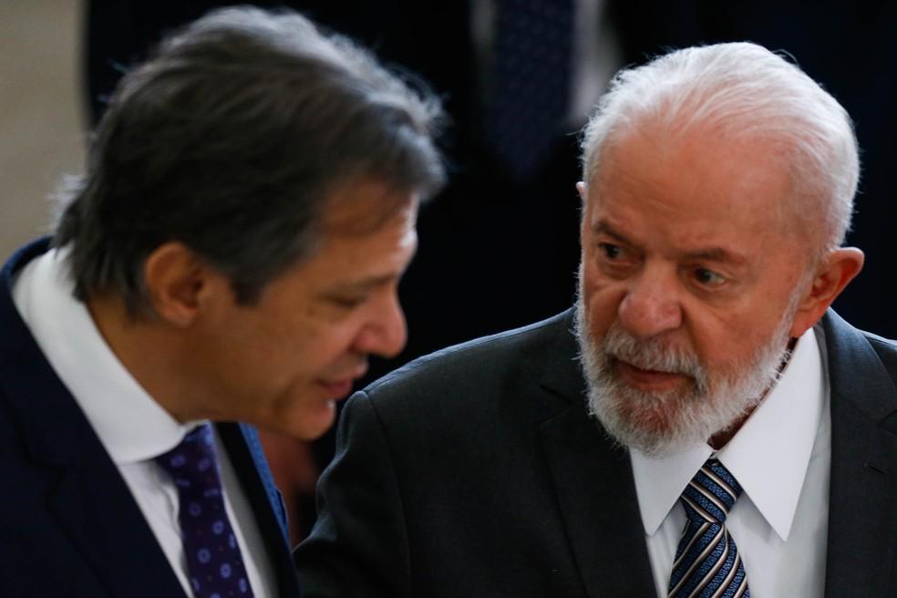 Lula e Haddad durante o lançamento do Plano Safra 2024/2025 da Agricultura Familiar