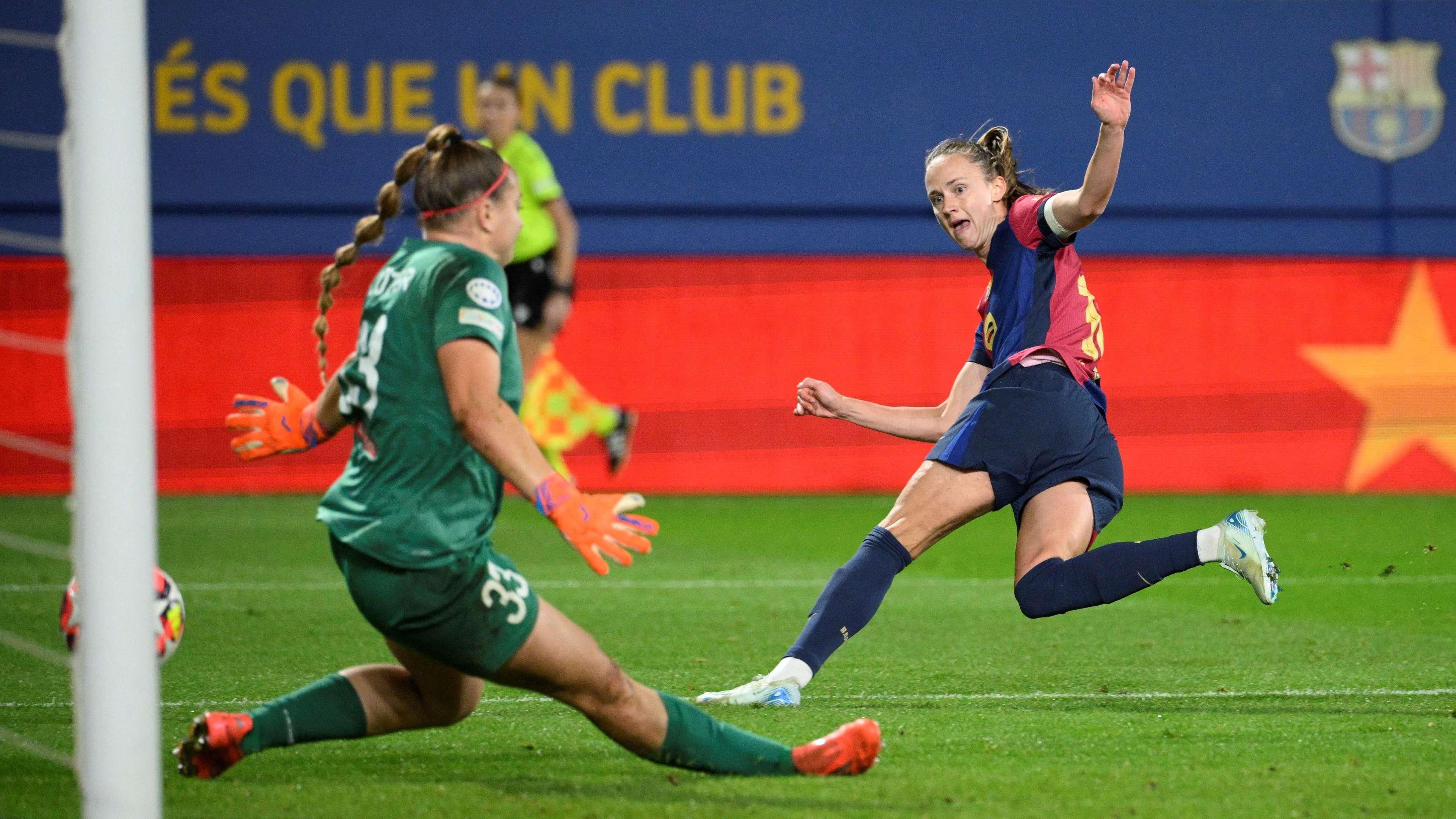 Jogadoras do St. Pölten durante a partida