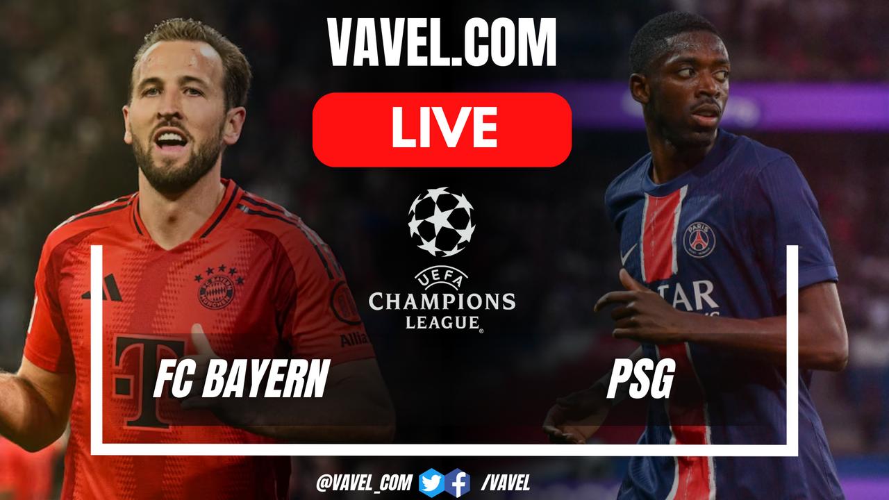 Bayern Munich vs PSG LIVE Score Updates (1-0)