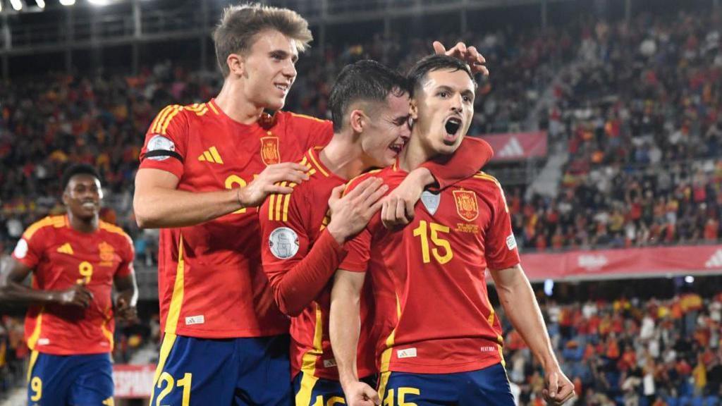 Espanha celebra sua vitória