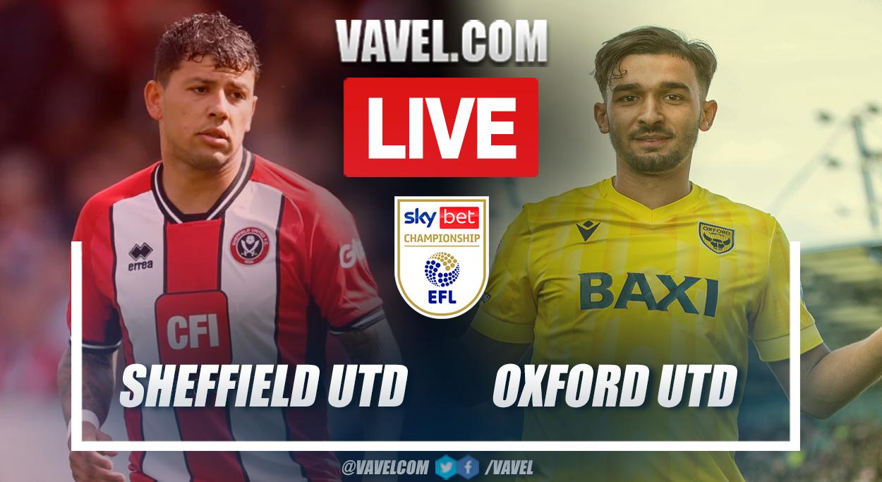 Sheffield United vs Oxford United LIVE Score Updates (2-0)