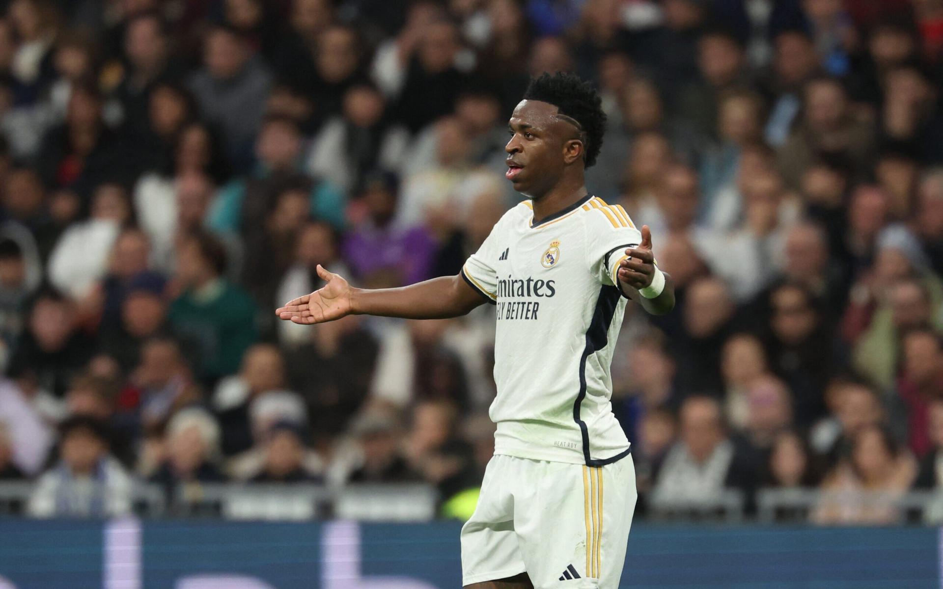 Vinícius Júnior em ação pelo Real Madrid