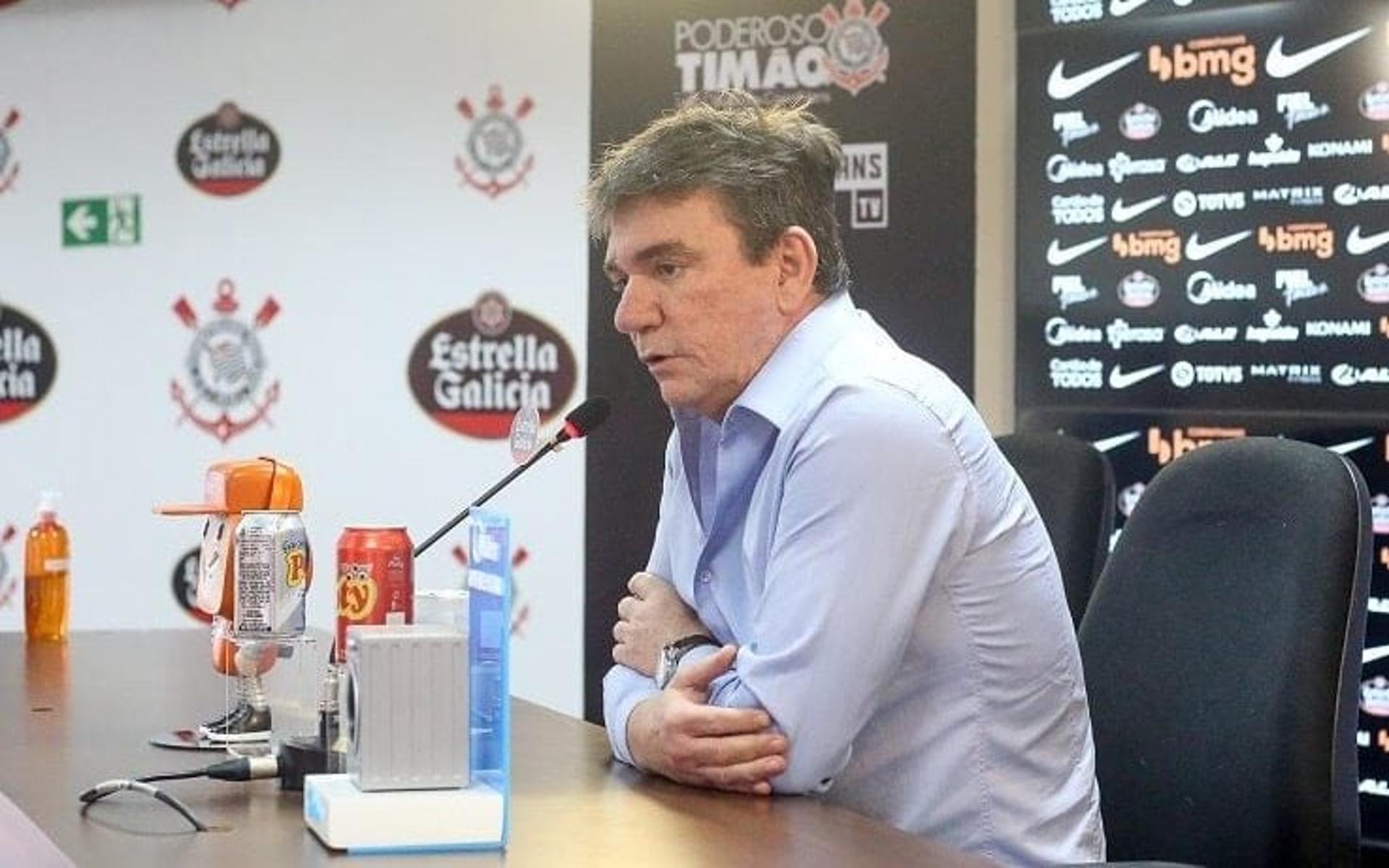 Andrés Sanchez durante notificação