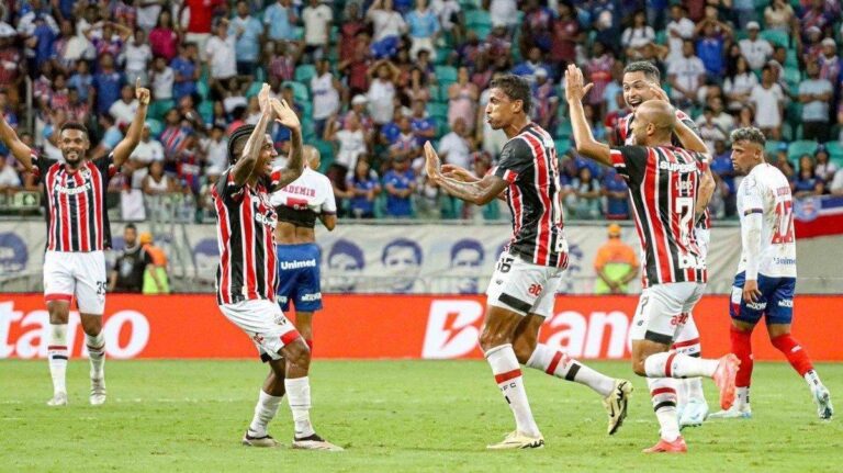 São Paulo Brilha e Despacha Bahia em Grande Estilo no Brasileirão