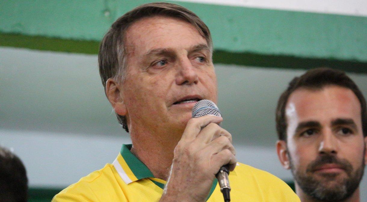 O ex-presidente Jair Bolsonaro