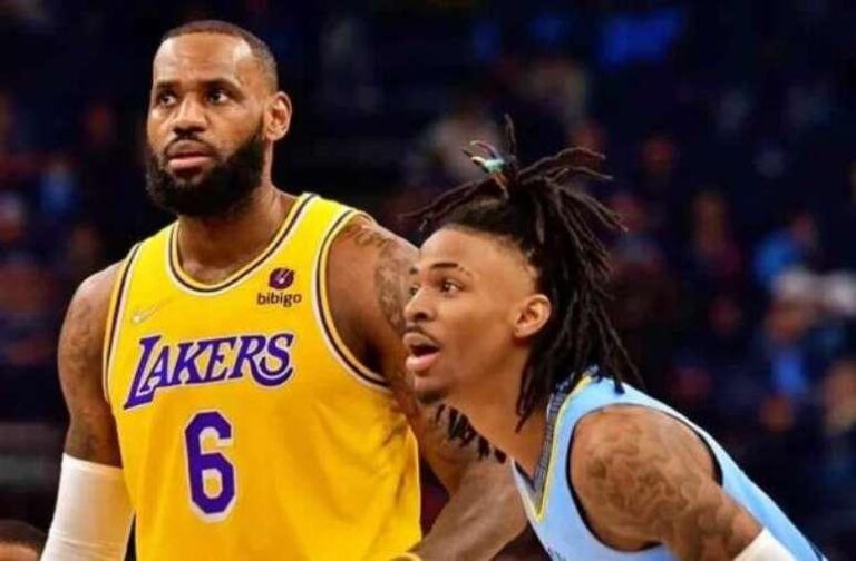 LeBron James e Ja Morant se enfrentam na emocionante partida entre Lakers e Grizzlies