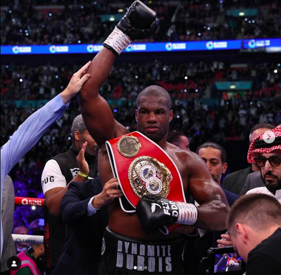 O boxeador Daniel Dubois