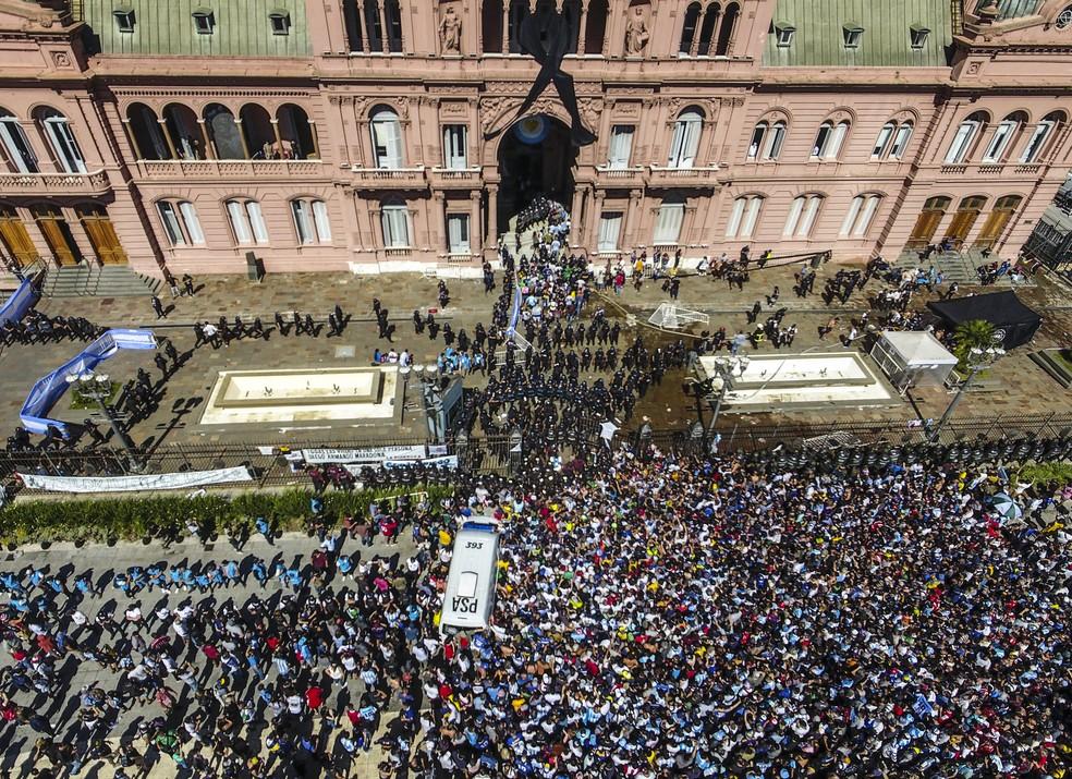 Velório de Maradona