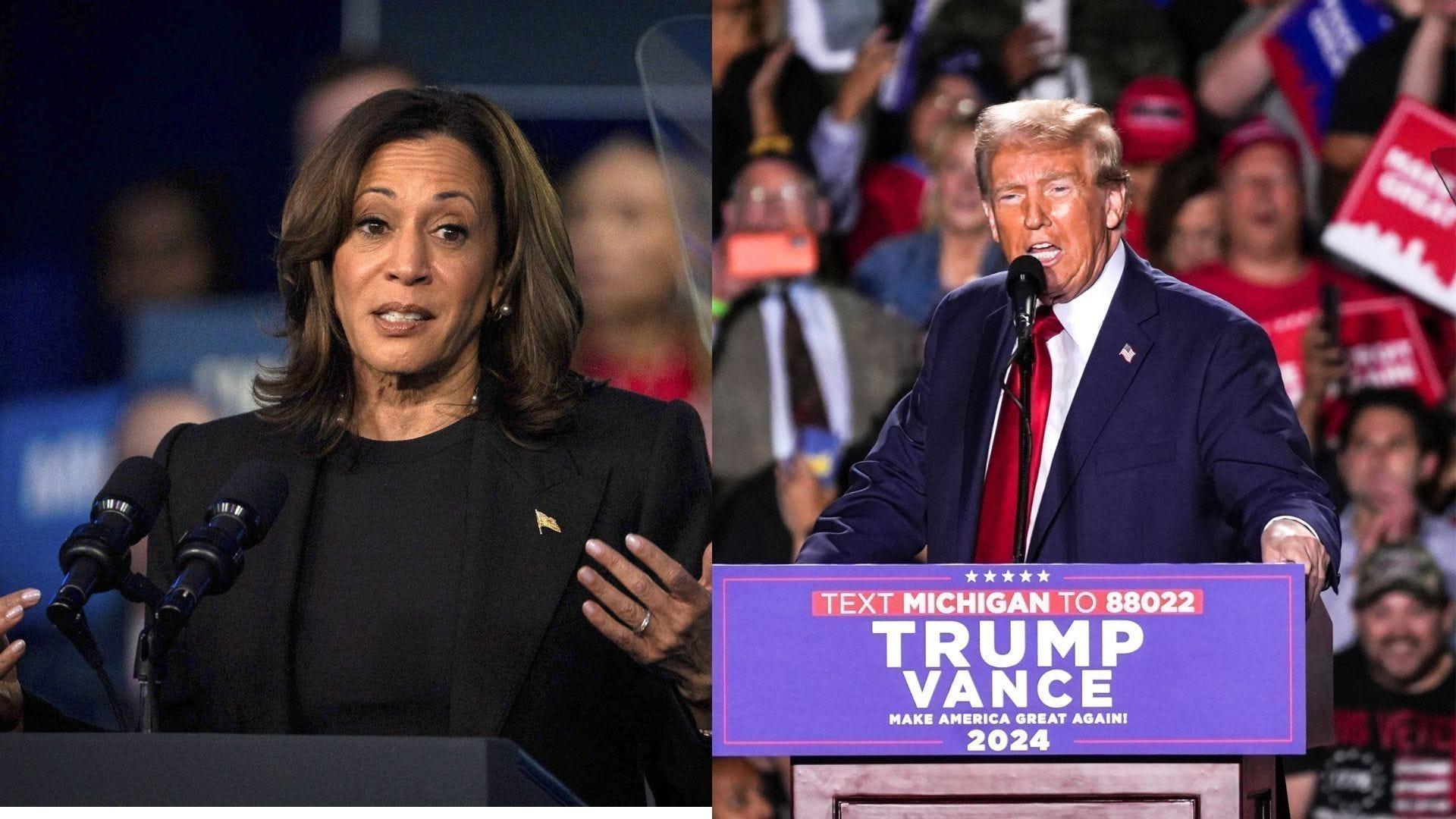 Kamala Harris e Donald Trump