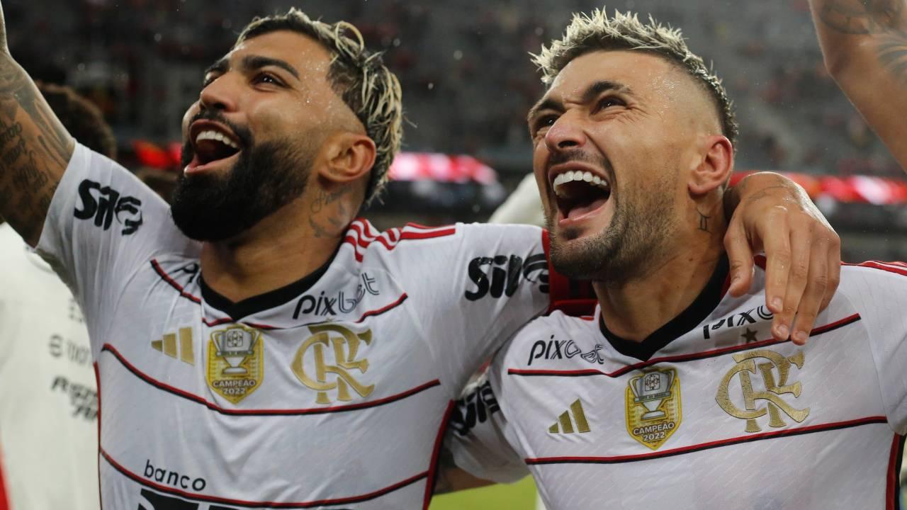 Gabigol e Arrascaeta