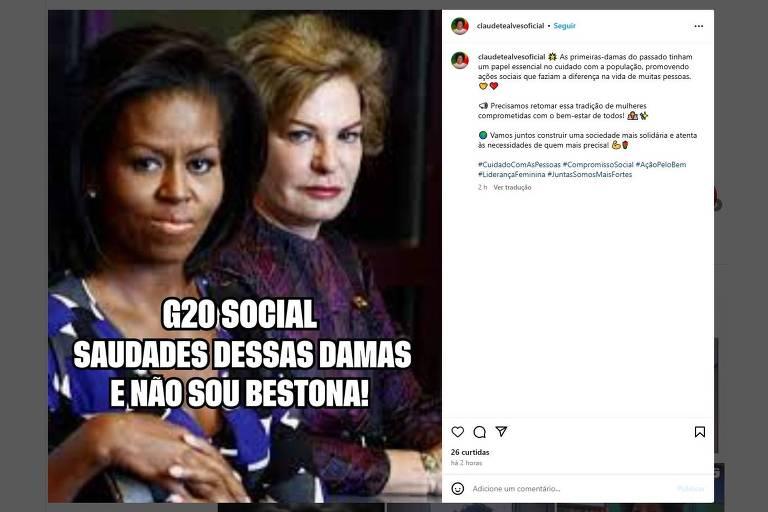 Provocações de Claudete Alves à Primeira-Dama Janja e as Consequências de Seus Comentários