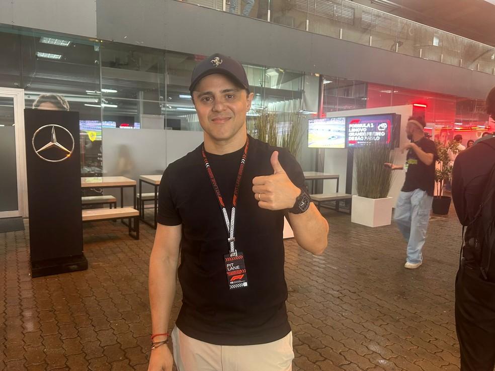 Felipe Massa no Autódromo de Interlagos durante o GP de São Paulo da F1 2024