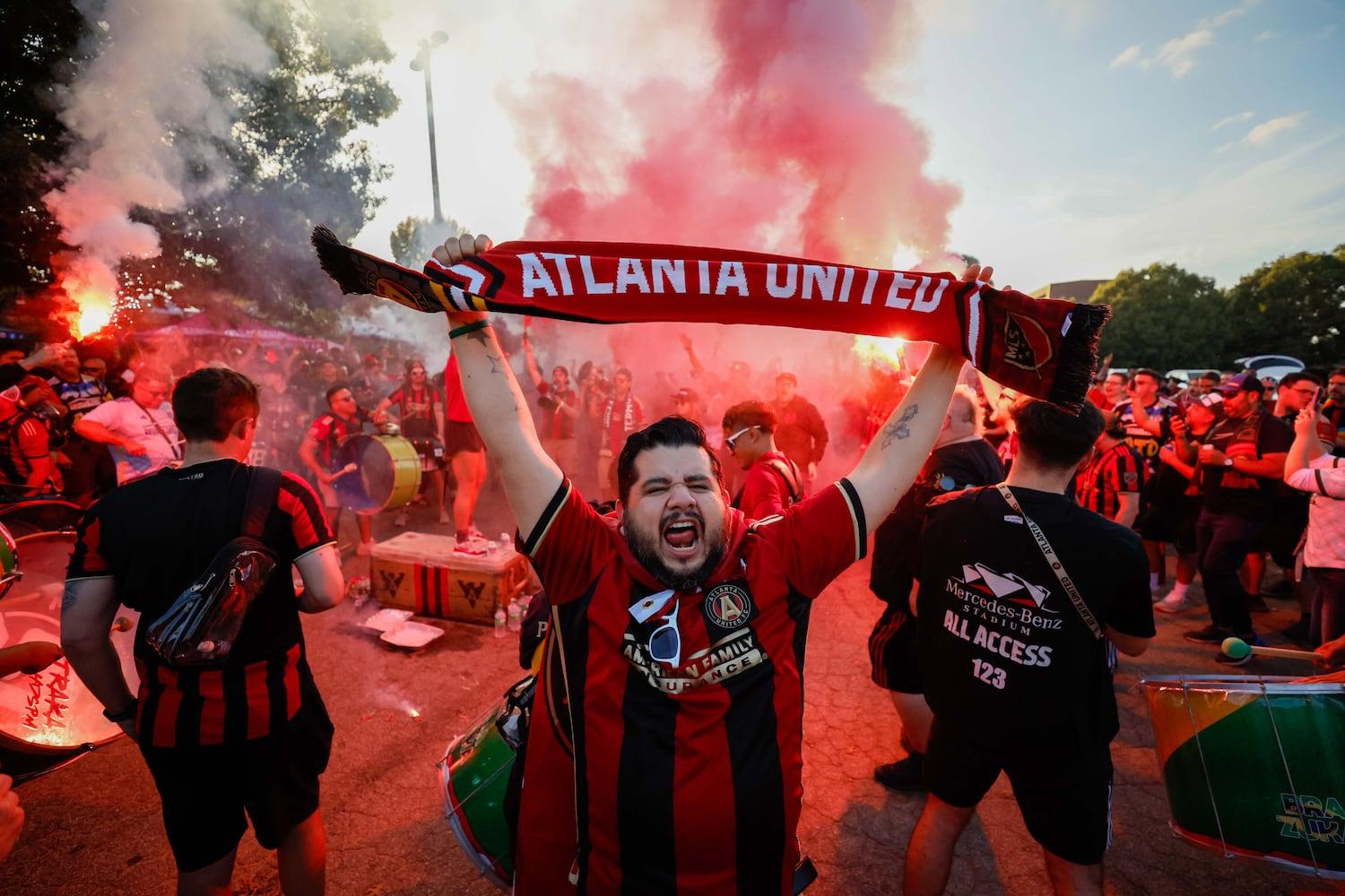 Jogo entre Atlanta United e Inter Miami durante a MLS