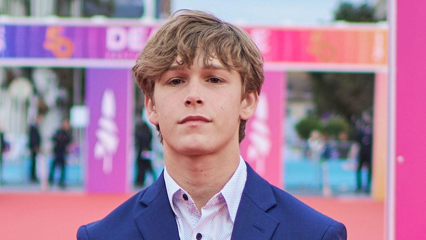 Hudson Meek na premiere 'A Different Man' no Festival de Cinema Americano em Deauville, França, em setembro de 2024.