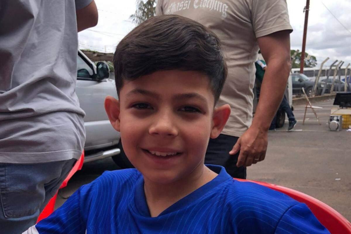 Mateus Bernardo Valim de Oliveira, de 10 anos, encontrado em Assis