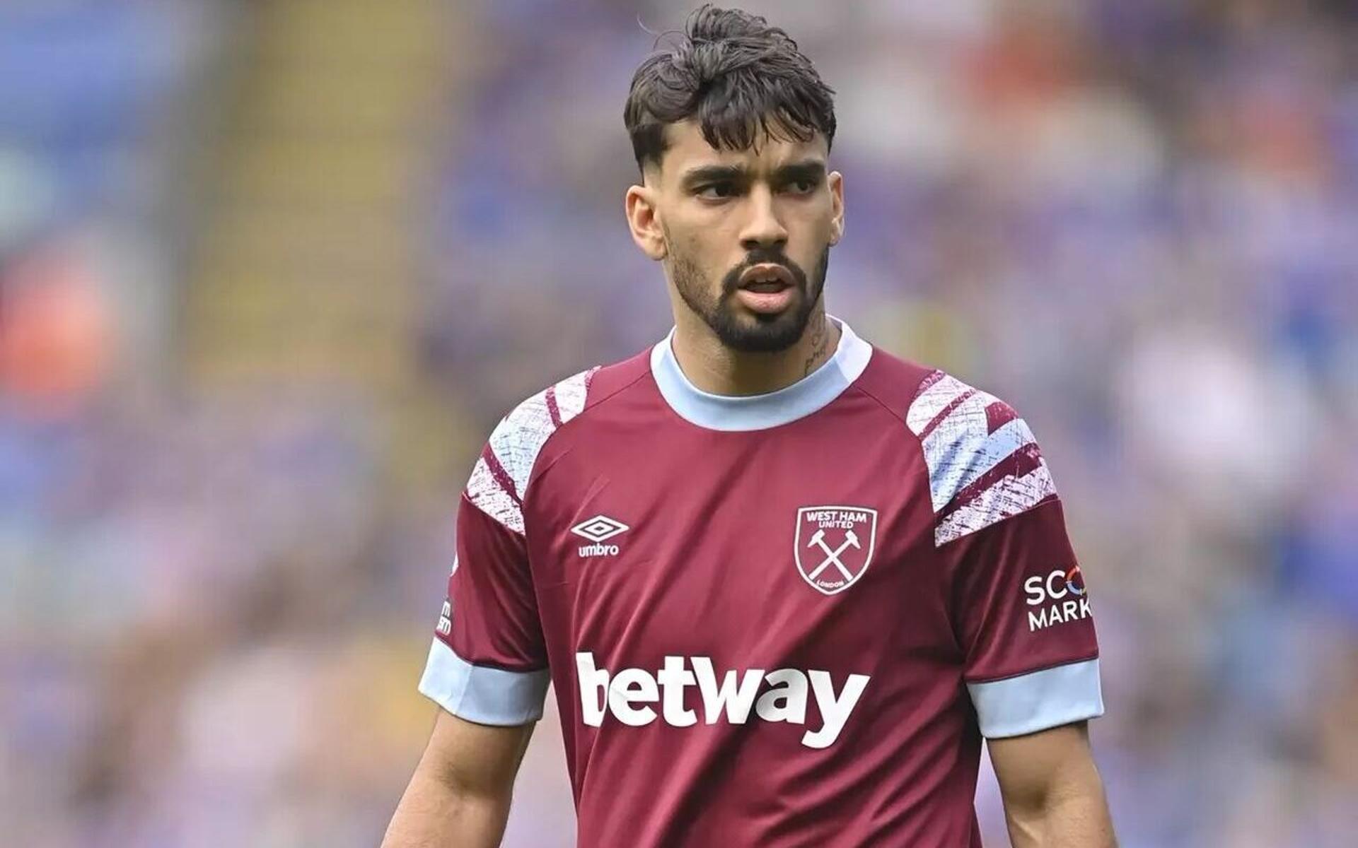 Lucas Paquetá em ação pelo West Ham na Premier League
