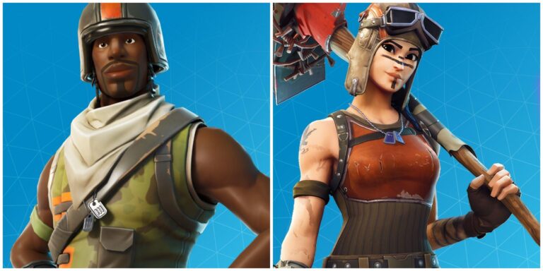 Retorno de Skins Clássicas no Fortnite: Renegade Raider e Aerial Assault Trooper