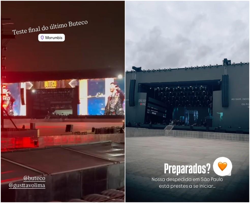 Gusttavo Lima se despede do festival Buteco em São Paulo