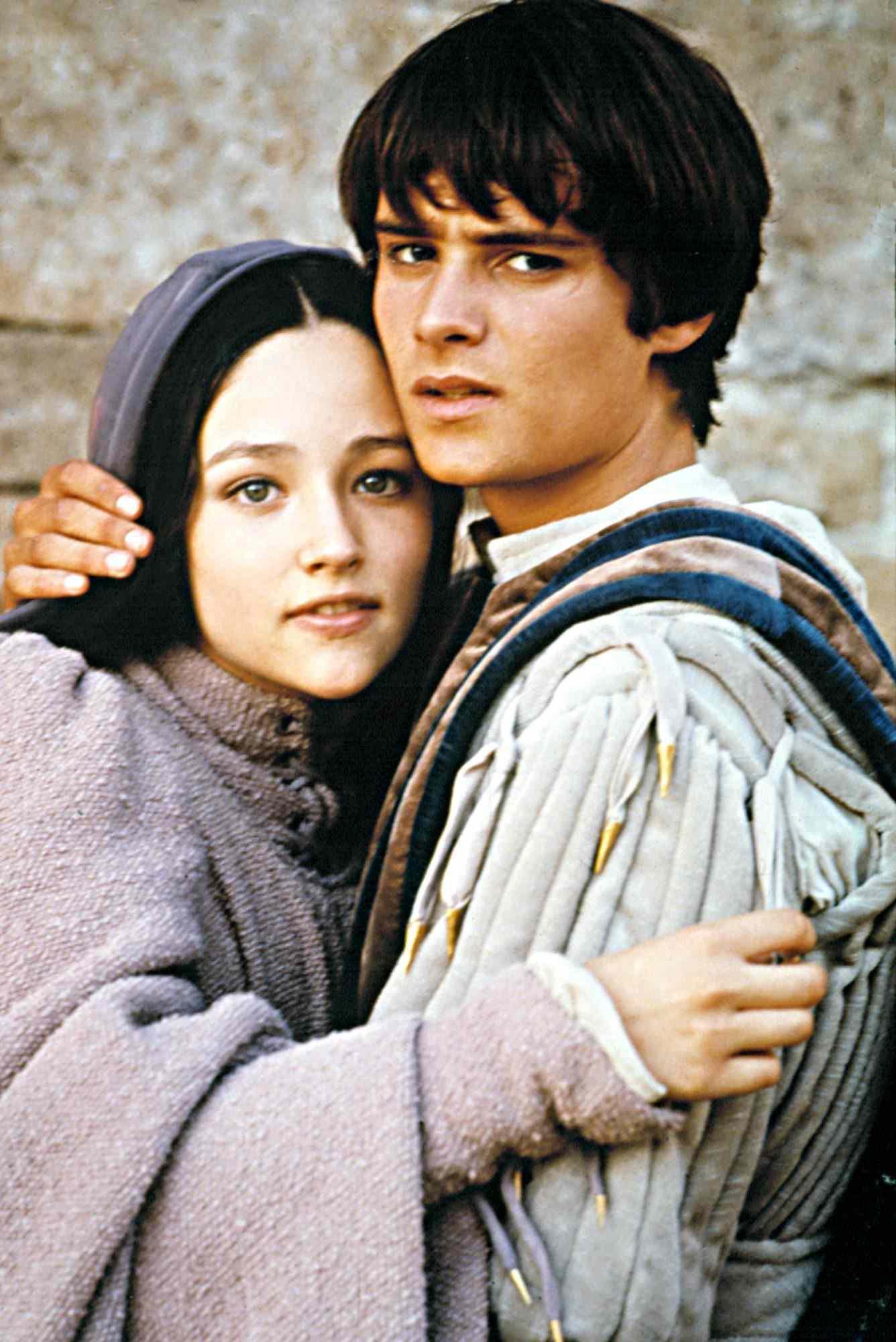 Olivia Hussey e Leonard Whiting em Romeu e Julieta